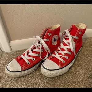 Red converse